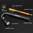 EverBrite 2-Piece Magnetic Pick Up Tool Set, Telescoping 360 Swivel Extensible Magnet Tool with LED Light, Gift for Dad, Mom, Husband, Father's Da...