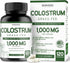 Colostrum Supplement 1000mg Per Serving - (Bovine Colostrum Capsules, Std. to Contain 20% IgG Immunoglobulins) - Grass Fed Colostrum - 120 Vegan C...
