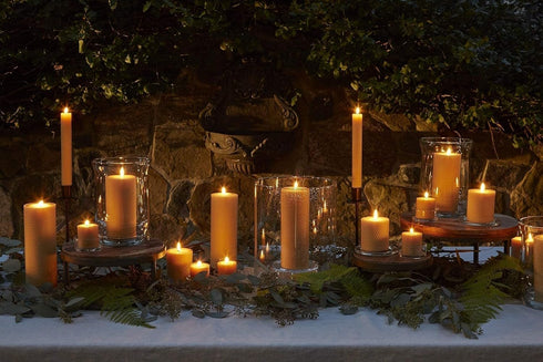 Hand-Rolled Beeswax Votive Candles 4pk - By Little Bee of Connecticut...