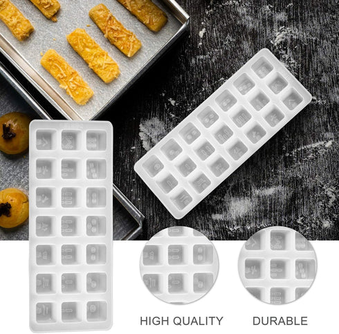 EXCEART 2pcs Creative Mahjong and Dice Epoxy Resin Casting Molds Resin Silicone Molds for DIY Craft Project...