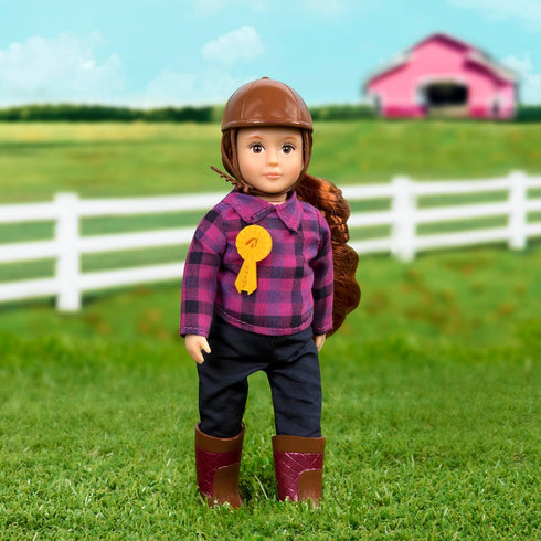 Lori – Horseback Riding Mini Doll – 6-inch Equestrian Doll – Horse Riding Outfit & Accessories – Clothes, Helmet, Boots & Ribbon – 3 Years + – Sam...