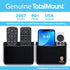 TotalMount Universal Remote Control Holder – Attaches to Wall or Back of TV – Compatible with All TV Remotes (Premium Black, Large Two Pack)...