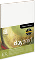 Ampersand Art Supply Wood Painting Panel: Museum Series Claybord, 8" x 10", 1/8" Flat Profile...