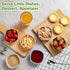 6 Pack Wheat Straw Soy Sauce Dishes, 4.5 OZ Small Dessert Bowls, Unbreakable Dipping Bowls, Pinch Bowls Set, Dipping Sauce Cups, Mini Prep Bowls, ...
