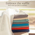 GILDEN TREE Waffle Hand Towels for Bathroom Quick Dry Towel Super Absorbent Thin 100% Cotton Hand Towels Lint Free, Hand Towels for Bathroom Set o...