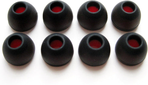 8 Medium (M) Ergonomic Replacement Set Earbuds Eartips Compatible with Sennheiser IE Series, CX Series, CXC Series, CXL Series, OCX Series, and MM...
