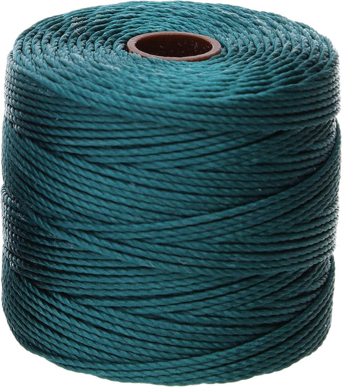 The Beadsmith S-Lon #18 Nylon Cord – Deep Blue Sea Mix – Tex210 Cord, 5mm Diameter, 4-Pack, 77 Yard Spools – for Stringing Beading Crochet, Micro-...