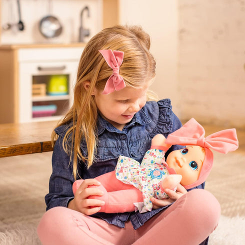 Baby's First Giggles Baby Doll Toy with Floral Top, Plastic, Washable Surface, Life-Like' Feel, for All Ages...
