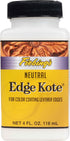 Fiebing's Edge Kote (4oz, Neutral) - Leather Edge Paint for Shoes, Furniture, Purses, Couches, Belts - Flexible, Water Resistant, Semi Gloss Color...