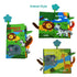 2 in 1 Soft0-6 Months CrinkleInfant Toddler Baby Books, Farm & Animal Unbreakable Books,Tummy Time Teething Sensory Toys,Early Touch Feel Book Gif...