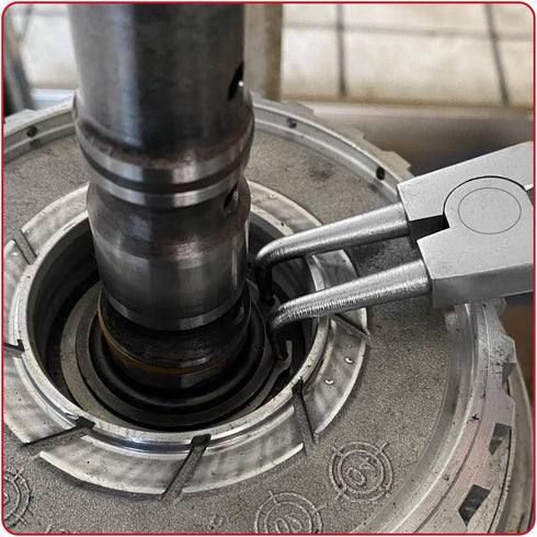 External Circlip Pliers with Bent Jaw 5-Inch Snap Ring Pliers Lock Ring Pliers Retaining Ring Pliers for Ring Remover Retaining and Remove Hoses P...