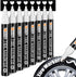 Tire Marker White - 8 Pack Paint Pens for Car Tires Lettering, Premium Professional Oil-based Ink, Waterproof Non-Fading Permanent Markers...