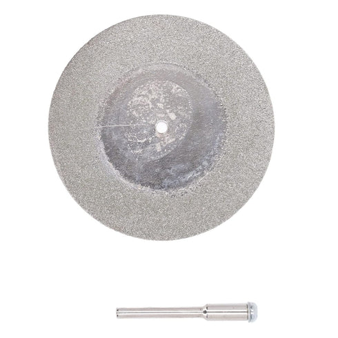 10Pcs Diamond Cutting Wheel Diamond Cutting Discs Cut Off Wheel Blades Set Power Rotary Tool Parts for Wood Metal Stone with Connecting Rods(60mm ...