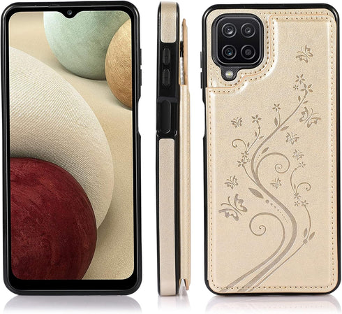 Asuwish Phone Case for Samsung Galaxy A42 5G with Tempered Glass Screen Protector Card Holder Wallet Cover Stand Flip Leather Cell Accessories Gla...