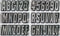 Hardline Products Series 320 Factory Matched 3-Inch Boat & PWC Registration Number Kit, Chrome/Black - CHBLK320...