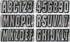 Hardline Products Series 320 Factory Matched 3-Inch Boat & PWC Registration Number Kit, Chrome/Black - CHBLK320...