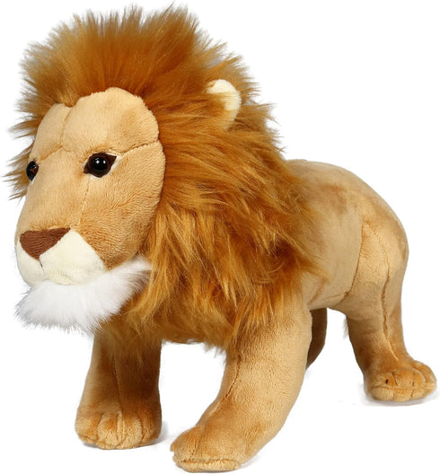 Ice King Bear Lion Stuffed Animal, Lifelike Plush Toy, 12 Inches Length...