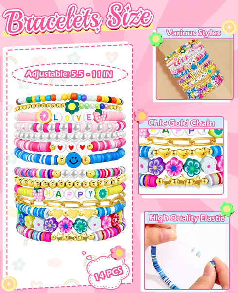 Matching Bracelets for Couples Best Friend Friendship Kit Bestie Gifts for Women Long Distance Ralationship Witch Merch Costume Crown Accessories...