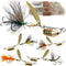 Trout Lures Trout Spinners, Rooster Bait Tail Trout Fishing Lures for Bass Salmon Pike, Fishing Spinner Kit Smallmouth Bass Lures with Brass Spinn...