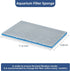 Multi-Layer Aquarium Filter Media - Customizable Filter Floss and Sponges for Fish Tanks & Ponds...