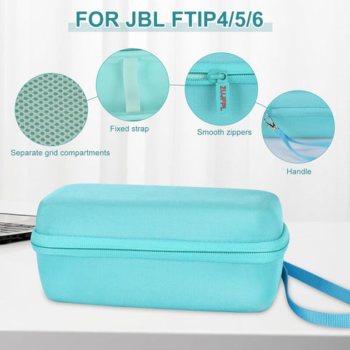 EVA Hard Case for JBL Flip 6 Flip 5 Waterproof Portable Bluetooth Speaker, Fit for JBL Flip 4 Premium Travel Protective Carrying Storage Bag, Fits...