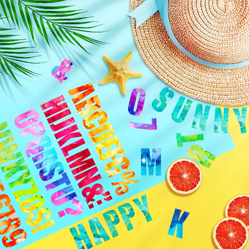 Cysincos Iron on Letters for Clothing Heat Transfer T Shirts Sticker Vinyl Letter Patches Iron on Decals Clothing Hat Pillow Backpack DIY Craft Su...