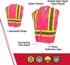 Radians SV22-1 Economy Type O Class 1 Safety Vest Size 4X-Large, Pink Mesh with Contrasting Tape - 1 Each...