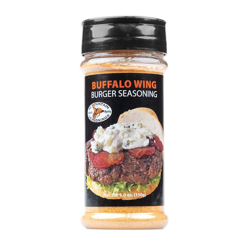 Hi Mountain | Gourmet Burger Seasoning | BUFFALO WING BLEND | Spicy, Tangy, & Salty Goodness with a Hint of Garlic | Ideal Hamburger Seasoning for...