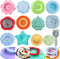 Acrylic Pouring Strainers,13 Pcs Acrylic Paint Pouring Strainers Plastic Flower Strainers Silicone Pouring Drain Basket for DIY Pouring Acrylic Pa...