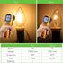 2 Pieces Accessory Cord with One LED Light Bulb Lamp Kit, 6Ft Christmas Village Lights Cord with On/Off Switch and Spare Fuse, Blow Mold Light for...