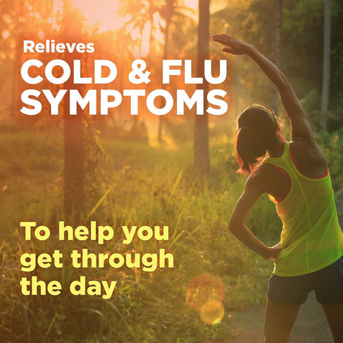 Amazon Basic Care Severe Daytime Cold & Flu, Maximum Strength Liquid Medicine, Relieves Aches, Pain, Fever, Cough, Nasal & Chest Congestion, Sore ...