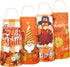 Whaline 4Pcs Fall Thanksgiving Aprons 4 Design Autumn Waterproof Chef Cooking Aprons Gnome Pumpkins Turkey Adjustable Aprons Fall Kitchen Collecti...