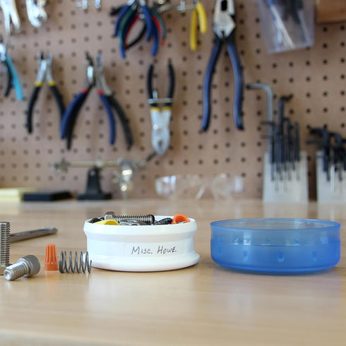 humangear GoTubb | Hard Container | Easy Open | Food-Safe Material, Clear/Green/Blue, Small...