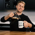 Cool 15oz Novelty Coffee Mug “Too Early for Beer”; Ceramic; Funny, Unique; a Gift for Your Father, Boss, or Best Friend...