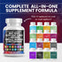 Beet Root Capsules 6000mg Olive Leaf 6000mg Nattokinase 4000 FU Garlic Extract 2000mg L-Arginine 400mg Omega 3 Red Yeast Rice Hibiscus Danshen - H...