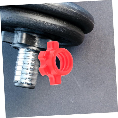 Yardwe 4 Pcs clip clip barbell screw collar set collars screw Accessories Dumbbell Nut accessories fitness hand bell Curling pesa equipment suppli...