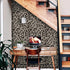16.1"X118" Leopard Peel and Stick wallpaper Leopard Print Contact Paper Dark Brown and Khaki Wallpaper Self Adhesive wallpaper Thickened Removable...