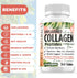 Collagen Peptide Pills 100 Tablets Protein Supplements NO More Mixing Powder Shakes Easy to Swallow Collagen Peptides Powder Pills Protein Capsule...