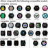 20mm Rainbow Watch Bands Compatible with Samsung Galaxy Watch FE 40mm/Watch 6 Classic 43mm 47mm/Watch 5 Pro 45mm/Watch 4 Classic 42mm 46mm/Active ...