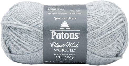 Patons Classic Wool Yarn, Cool Gray...