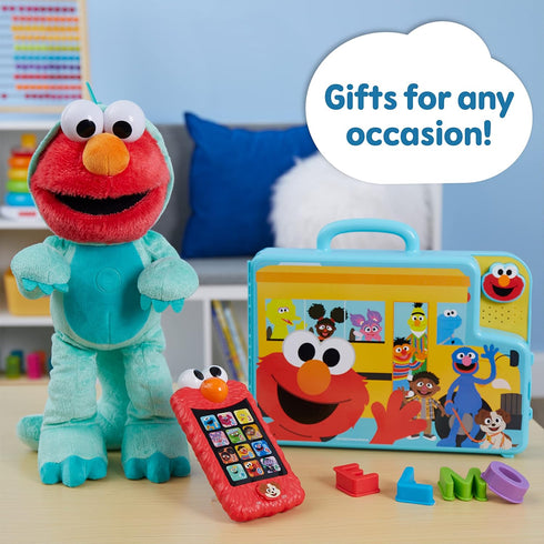 SESAME STREET Learn with Elmo Pretend Play Phone, Learning and Education, Officially Licensed Kids Toys for Ages 2 Up by Just Play...