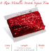 Trims by the Yard 4-Row Metallic Stretch Versatile Crafts Durable Sequin Trim for Costumes Fashion and Home Decor, 1 1/2-Inch, 10-Yard Cut, Red...