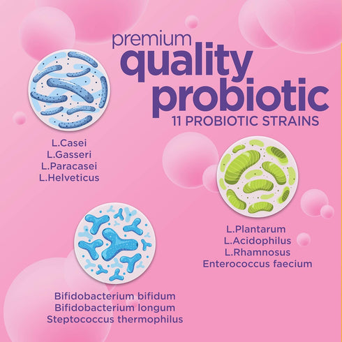 Women’s Probiotic, Slows Down Digestive Aging, Boosts Immune System, Supports UT & Feminine Health, Cranberry Extract, Non-GMO, Gluten Free & Soy ...