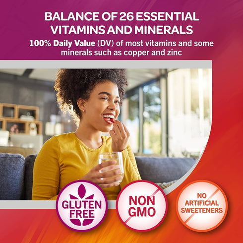 Geritol, Multivitamin Supplement, Contains B-Vitamins, Antioxidants, Vitamins C, E & D and Iron, 26 Essential Vitamins and Minerals, Gluten-Free, ...