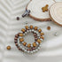 FIRSTMEET Jewelry Making Kit with Wood Cross Round Beads Anti-Gold Spacer for Necklace Bracelet Earrings Making Bead Supplies for Adults and Kids(...