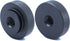 2 Pack 25mm Large Knurled Edge 1/4"-20 Female Thumb Wheel Lock Nut Adapter (Black)...