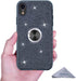 Wisdompro Case for iPhone XR, Cute Glitter Bling Sparkle Protective Case with Ring Kickstand, Women Girls Phone Case for 6.1 Inch Apple iPhone XR ...