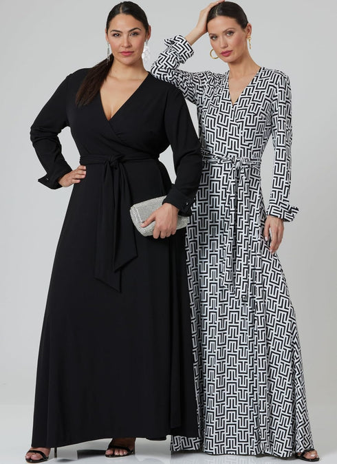 Vogue V2000U5 Misses' Wrap Dress Sewing Pattern Packet by Diane Von Furstenberg, Design Code V2000, 16-18-20-22-24, Multicolor...