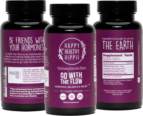 Hormone Balance for Women – PMS Support Supplement, Menopause & Perimenopause | Bloating Relief, Menstrual Cramp, Mood, PMDD | Chasteberry Supplem...