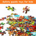 Puzzles for Kids Ages 4-6 6-8 8-10 Year Old 100 Piece Jigsaw Puzzles for Kids Construction Engineering Vehicle Puzzles Educational Toys Gift for C...